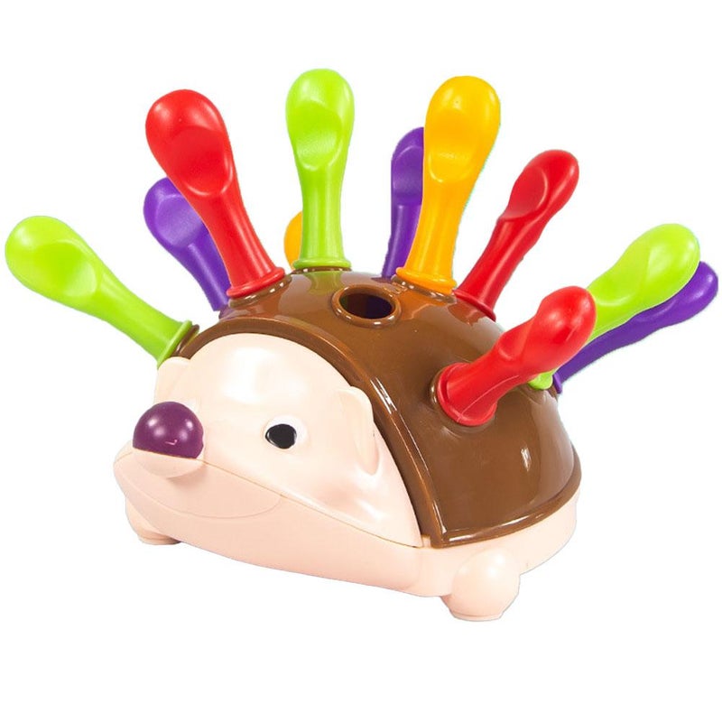 Piecing Hedgehog Cross-border Early Educational Toy for Infants and Toddlers: Color and Number Recognition, Concentration, and Hand-Eye Coordination Training